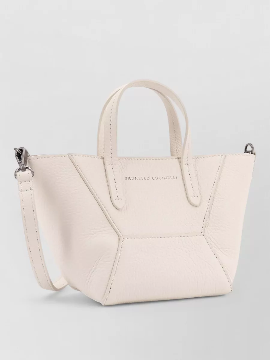 Brunello Cucinelli Bc Duo Leather Shoulder Bag