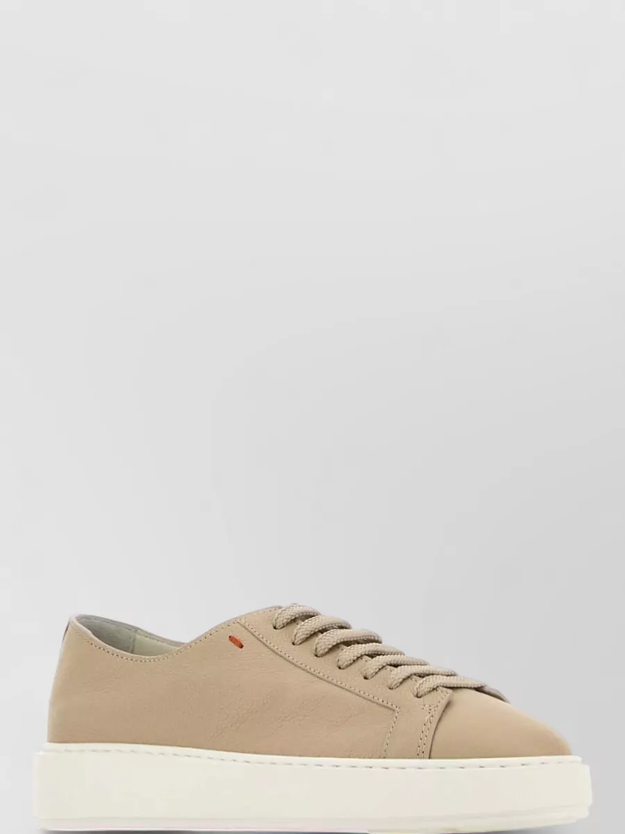 Santoni leather sneakers