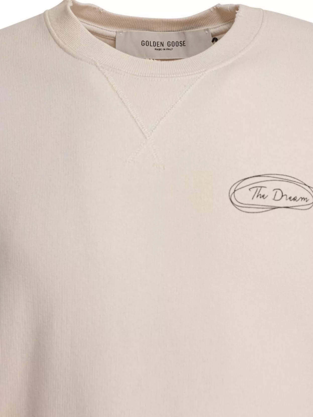 Golden Goose Crew Neck Printed Sweaters
