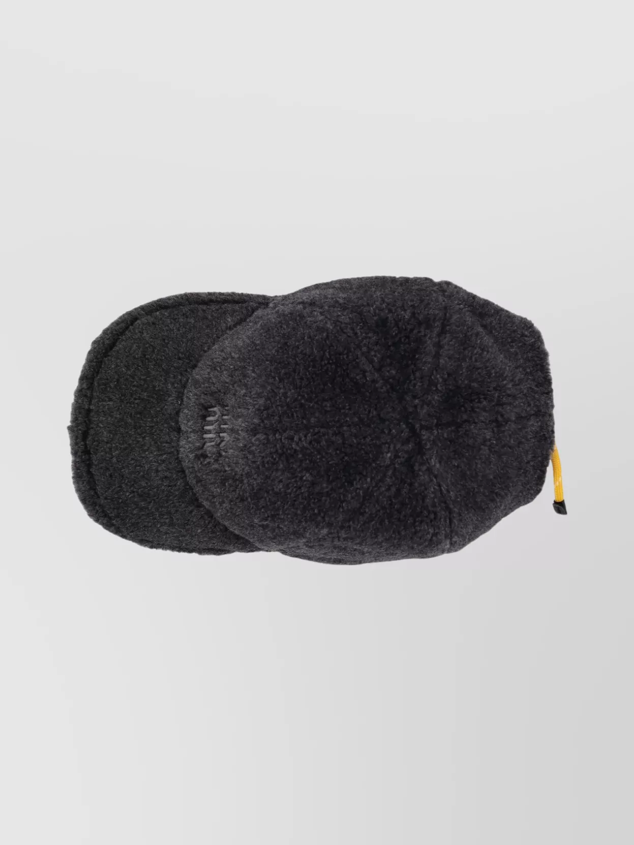 Miu Miu Cozy Fleece Hat Ear Flaps In Black
