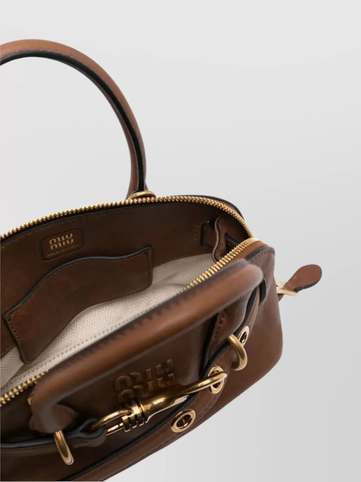 Miu Miu Aviator Nappa Leather Bag
