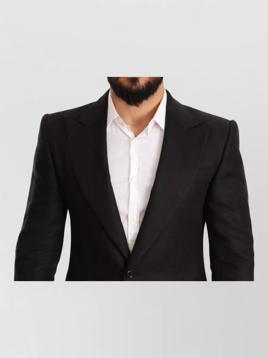 Dolce&Gabbana Linen Slim-Fit Suit Jacket
