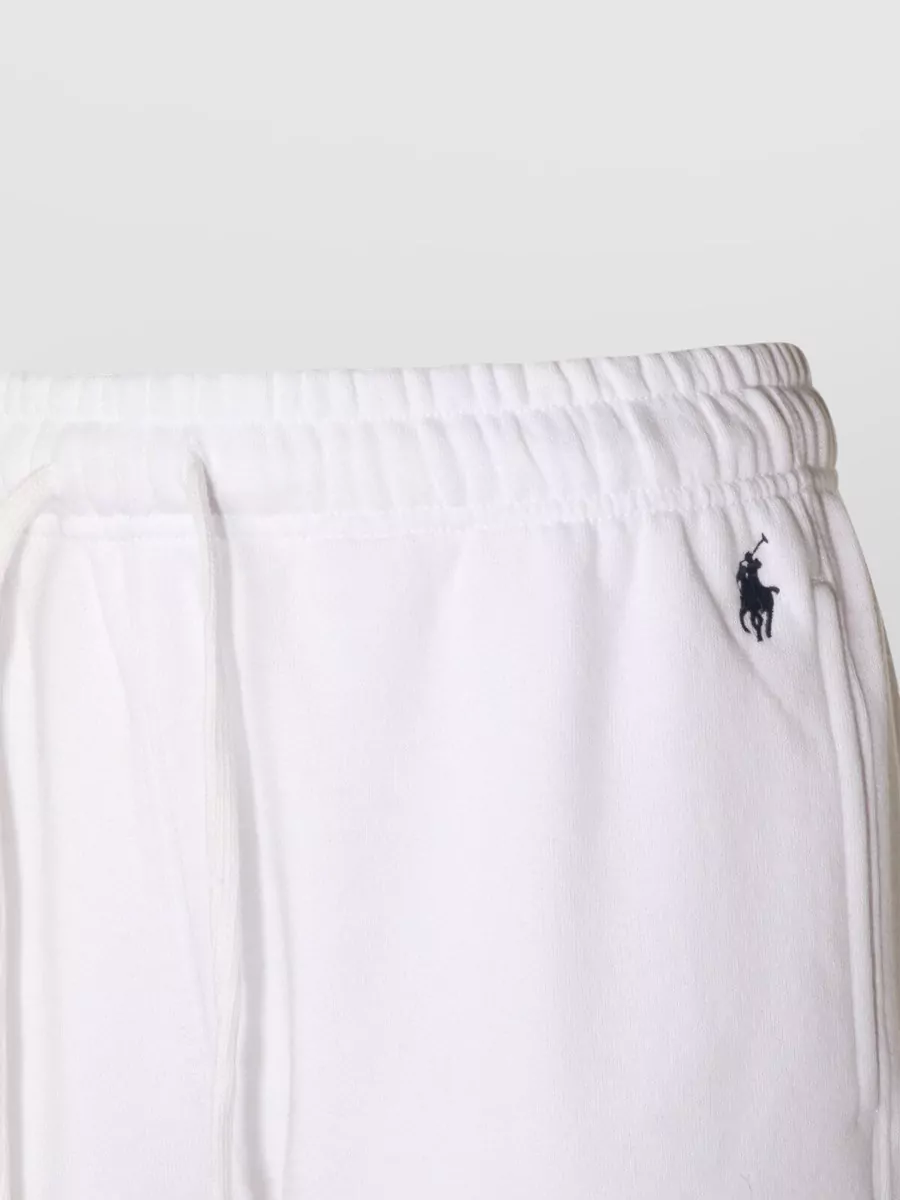 Polo Ralph Lauren Comfortable Trousers Featuring Elastic Waistband In White
