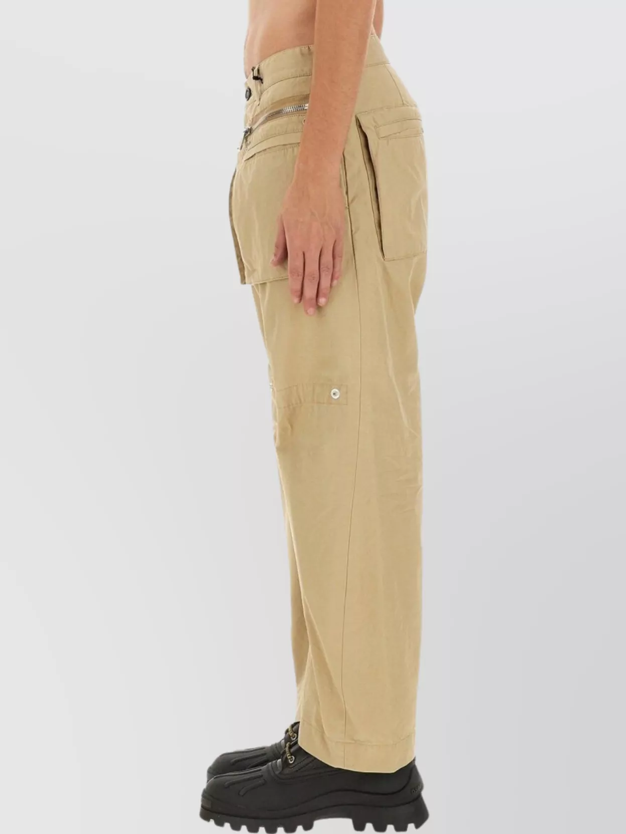 Dsquared2 Utility Cargo Pants Zipper Accents