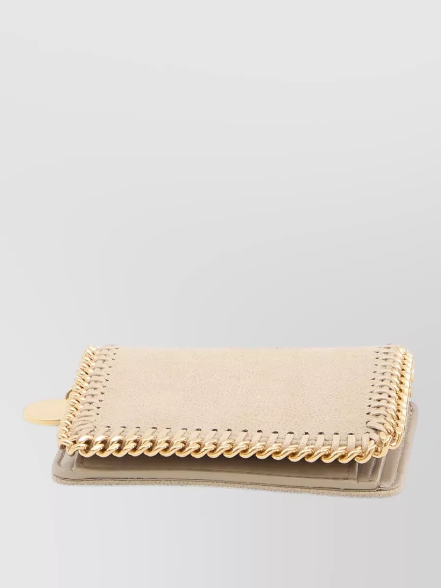 Stella Mccartney Falabella Chain Trim Bifold Wallet