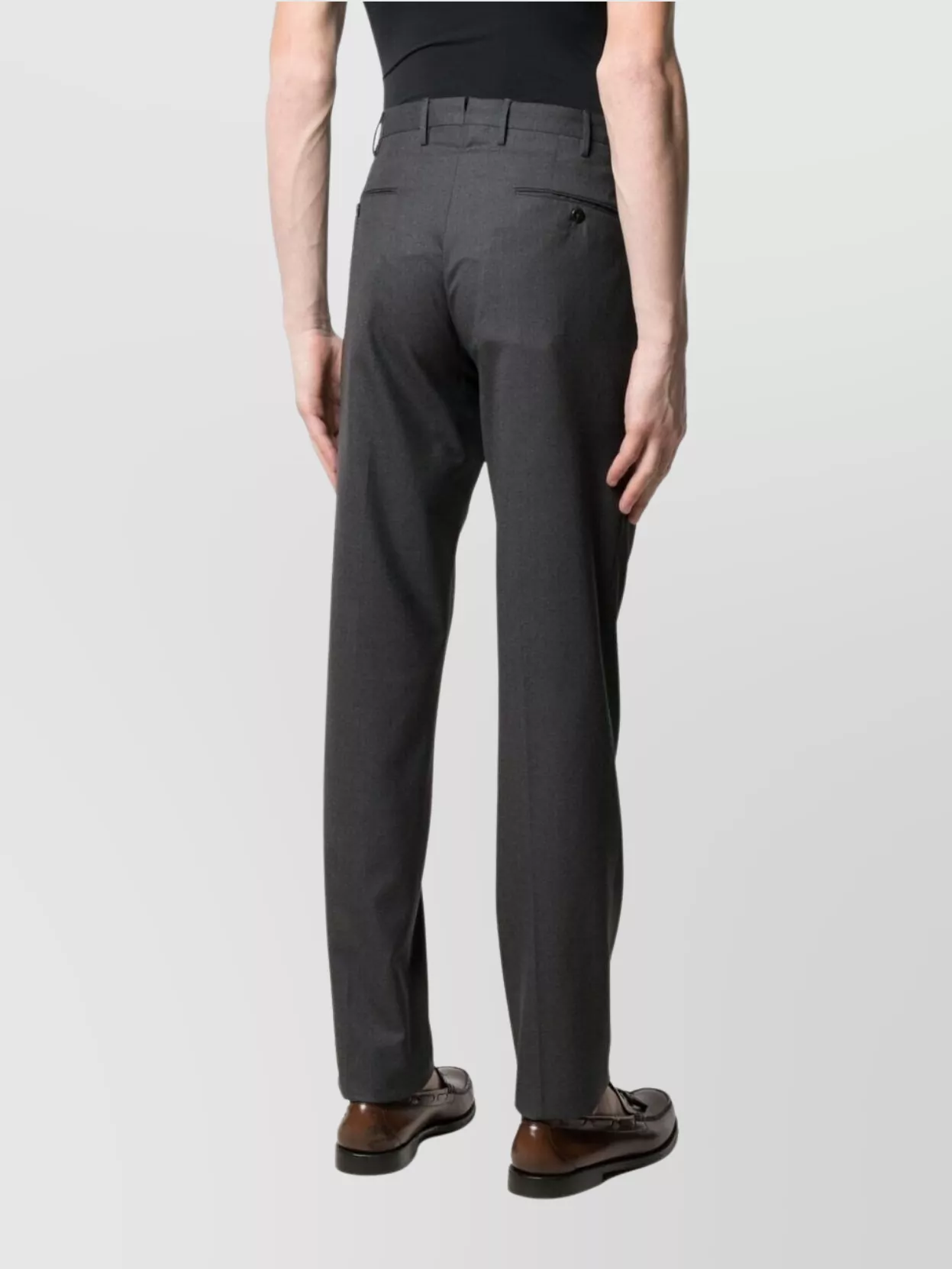 Incotex Trousers With Belt Loops And Pockets In Gray