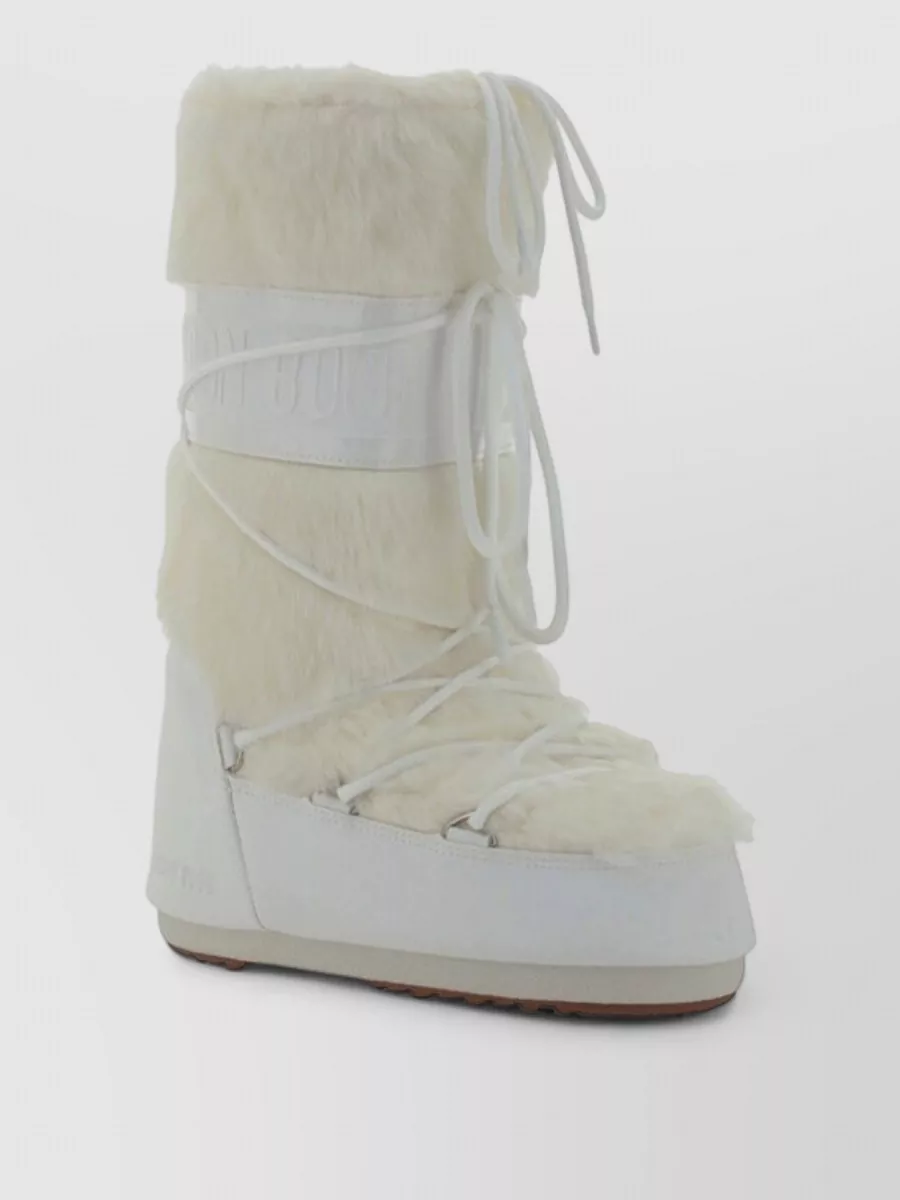 Moon Boot faux fur boots