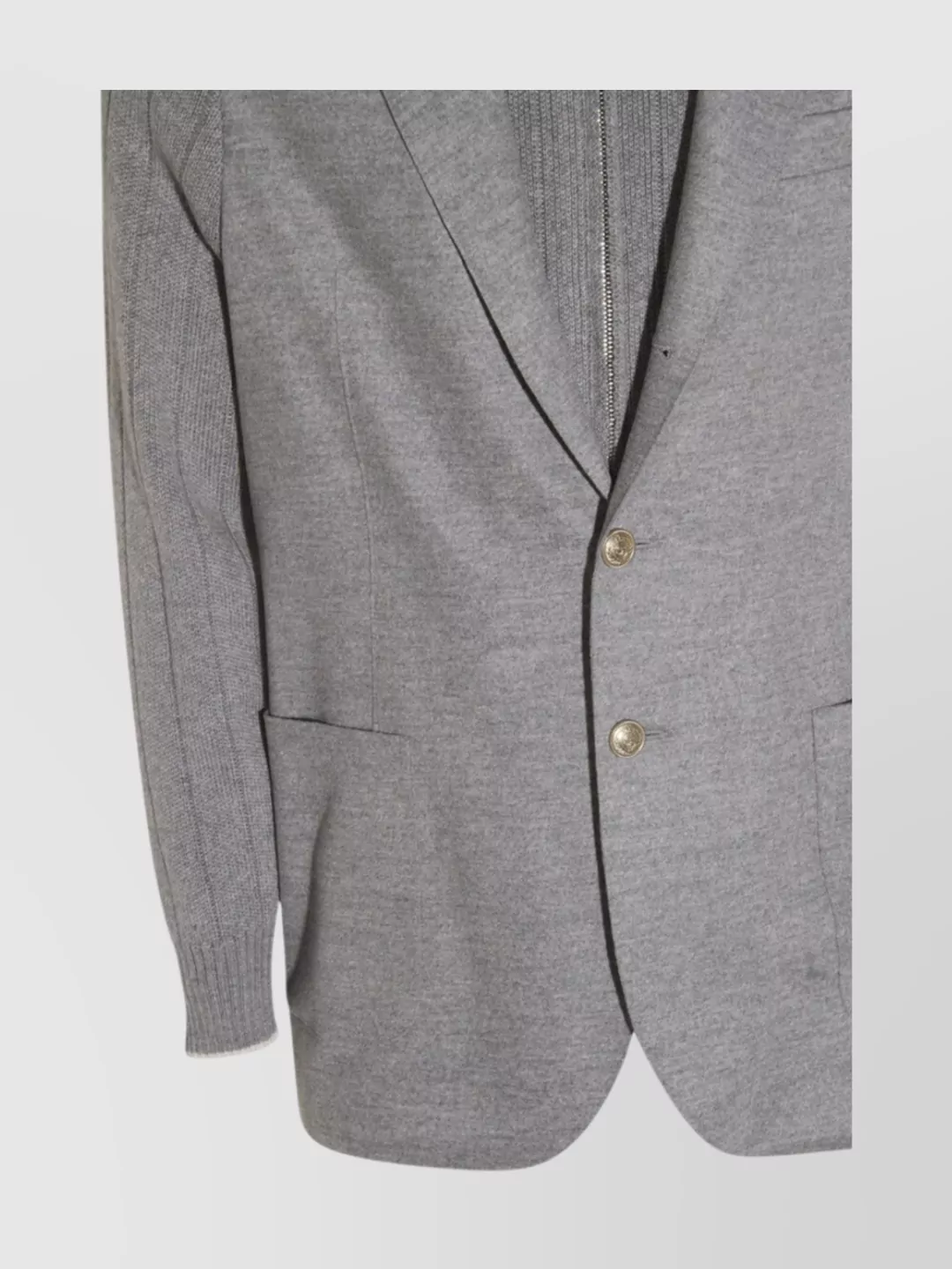 Eleventy Tailored Jacket With Notched Lapel And Pockets