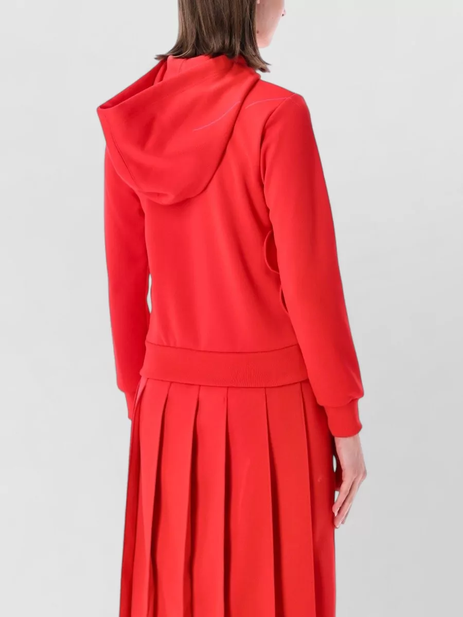 Comme Des Garçons Hooded Fleece Zip Jacket