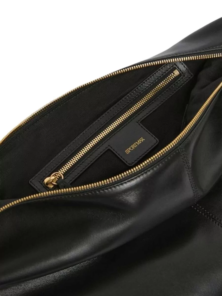 Sportmax Leather Hobo Shoulder Bag