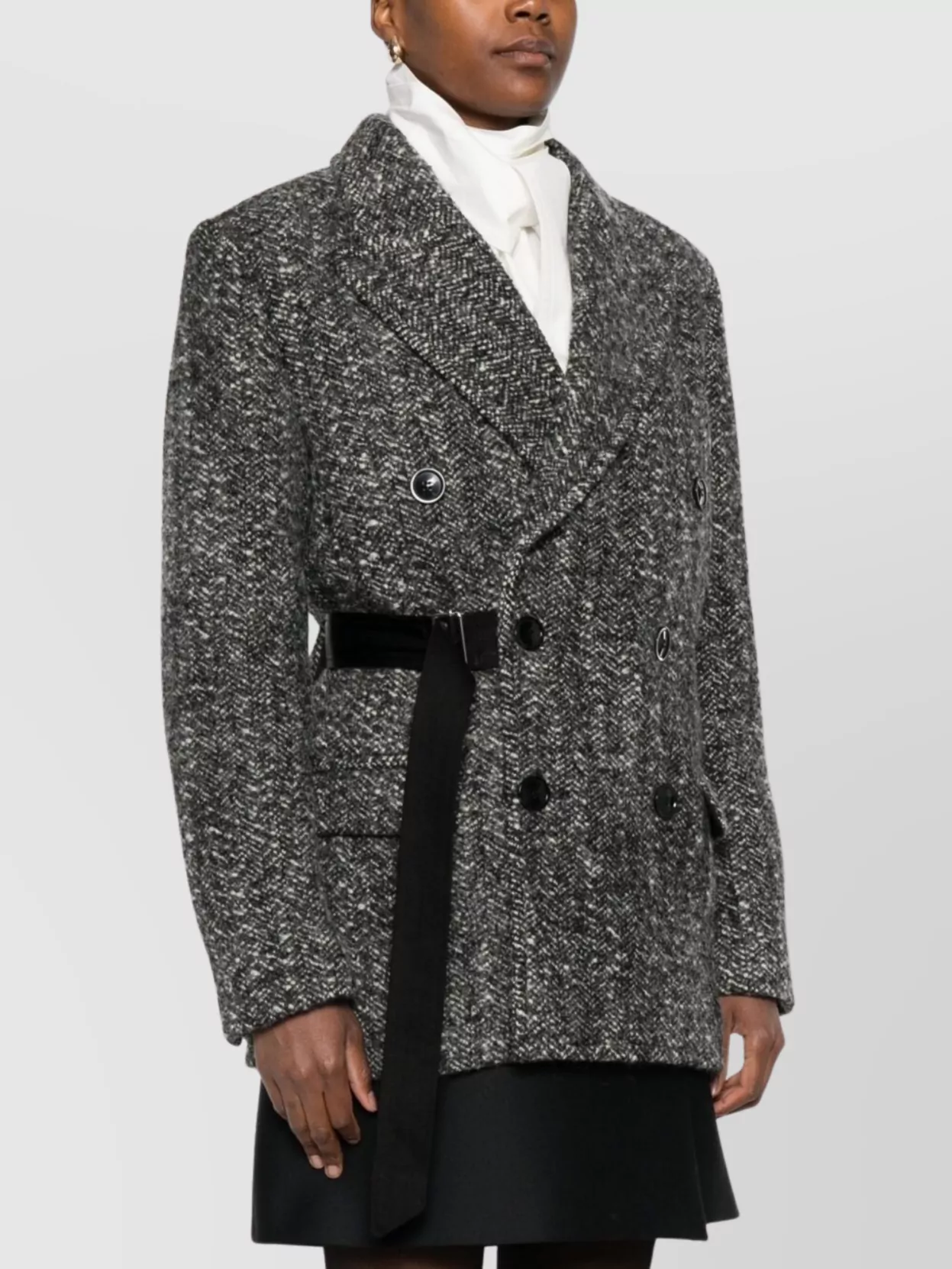 Isabel Marant Double-Breasted Coat Featuring Belt Detail