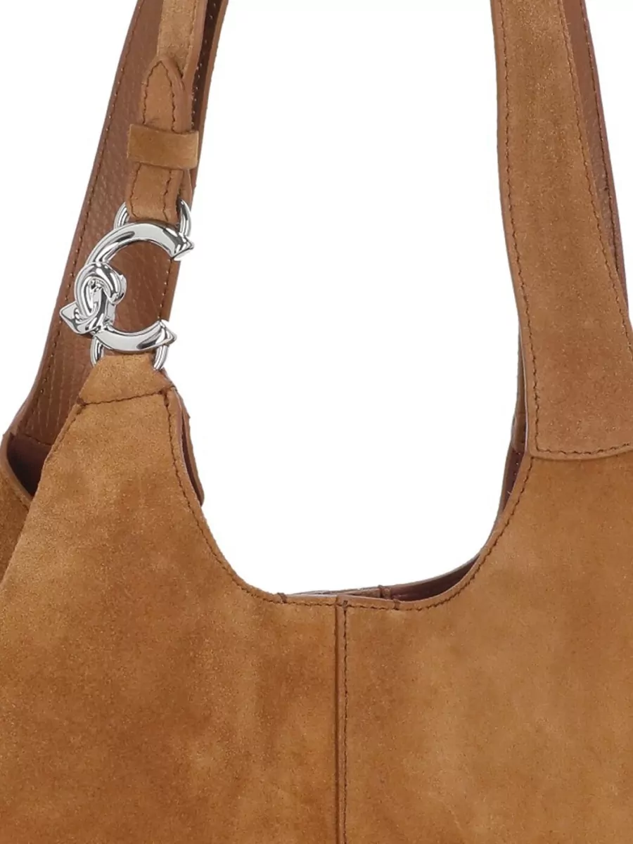 Coccinelle Suede Leather Shoulder Bag