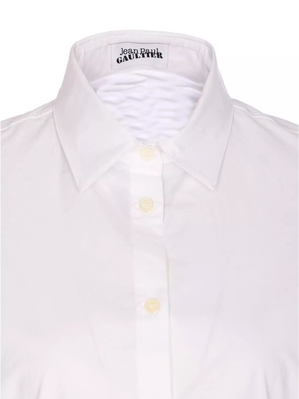 Jean Paul Gaultier Collared Long Sleeve Shirt With Unique Hem