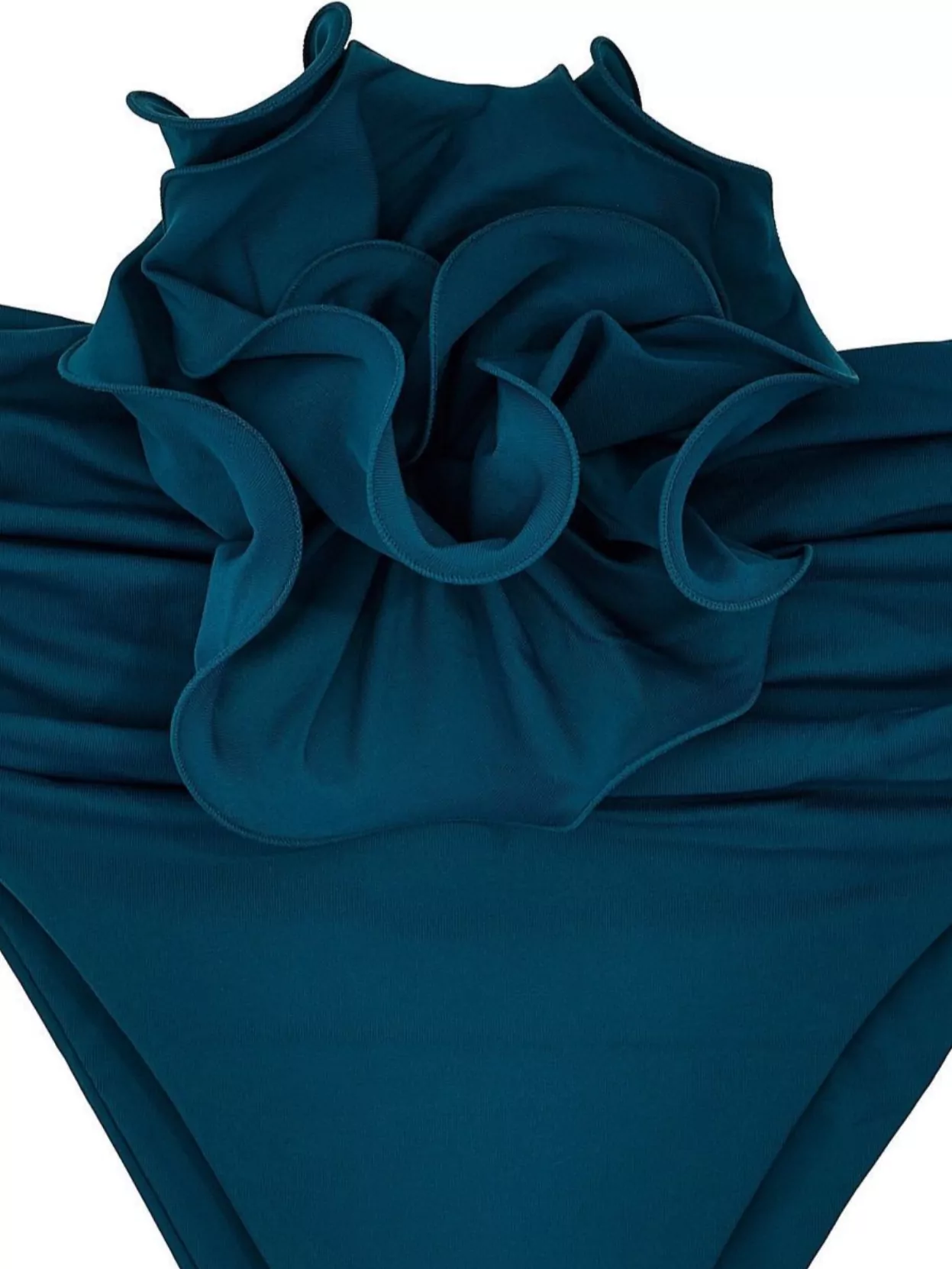 Shop Magda Butrym High Waist Ruffled Bikini Bottoms
