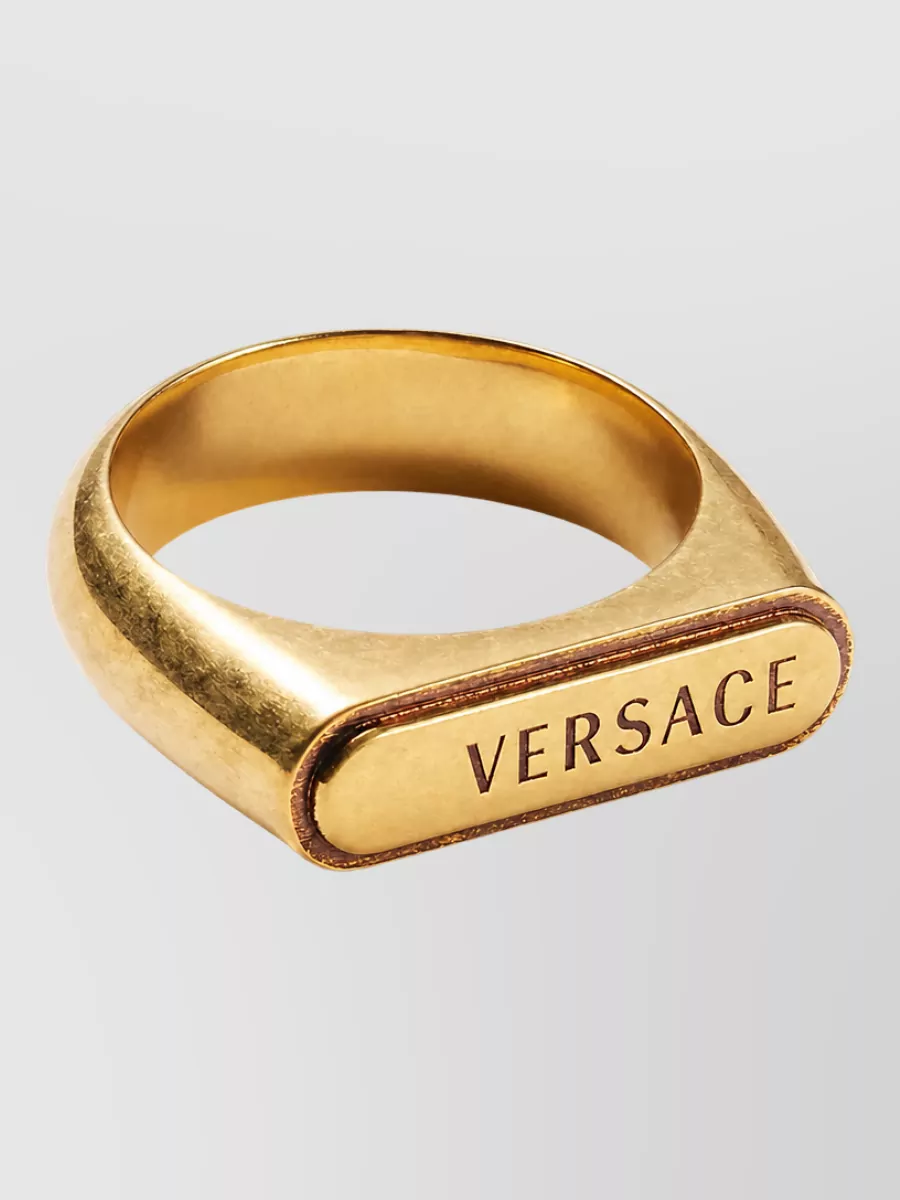 Versace metal ring