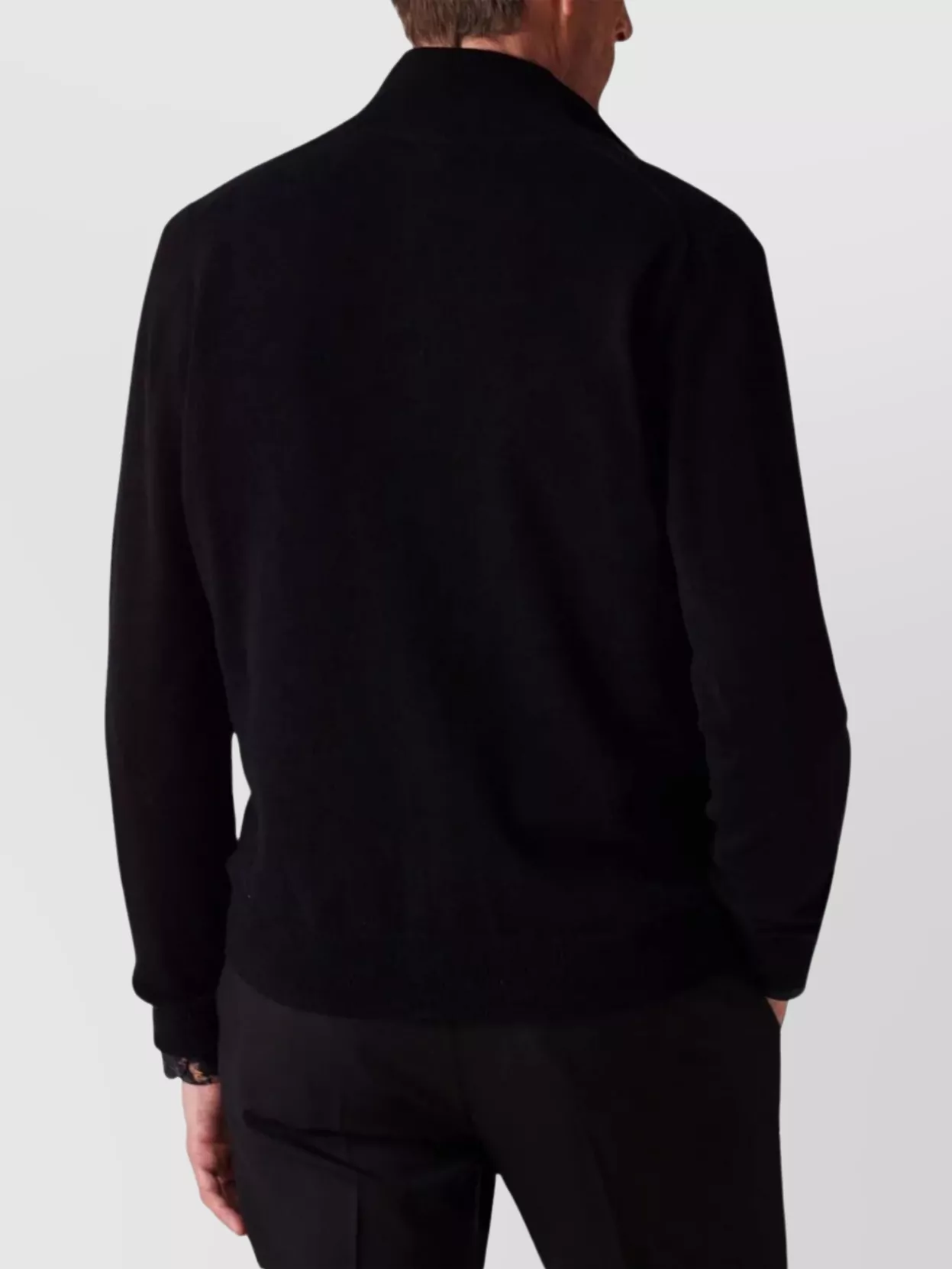 Paul Smith Men's Zip Cardigan Stand-Up Collar