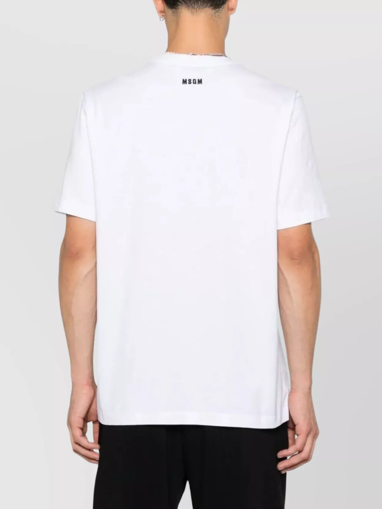 Msgm Rabbit Graphic Print Crew Neck T-Shirt