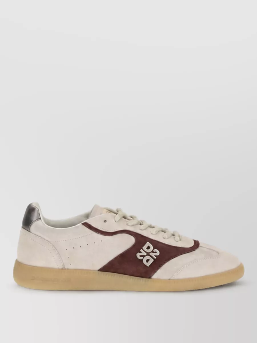 Dsquared2 leather low top sneakers