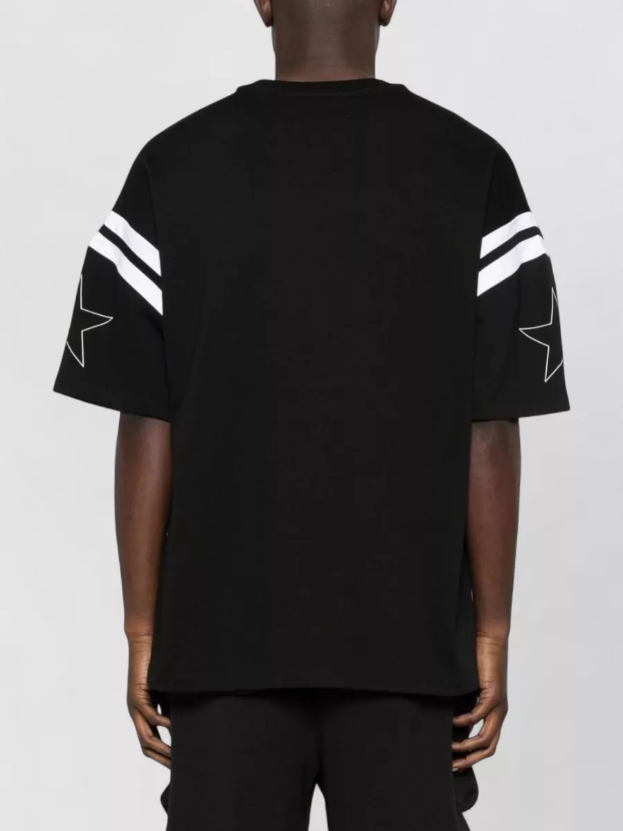 Amiri Crew Neck T Shirt Star Graphic Stripes