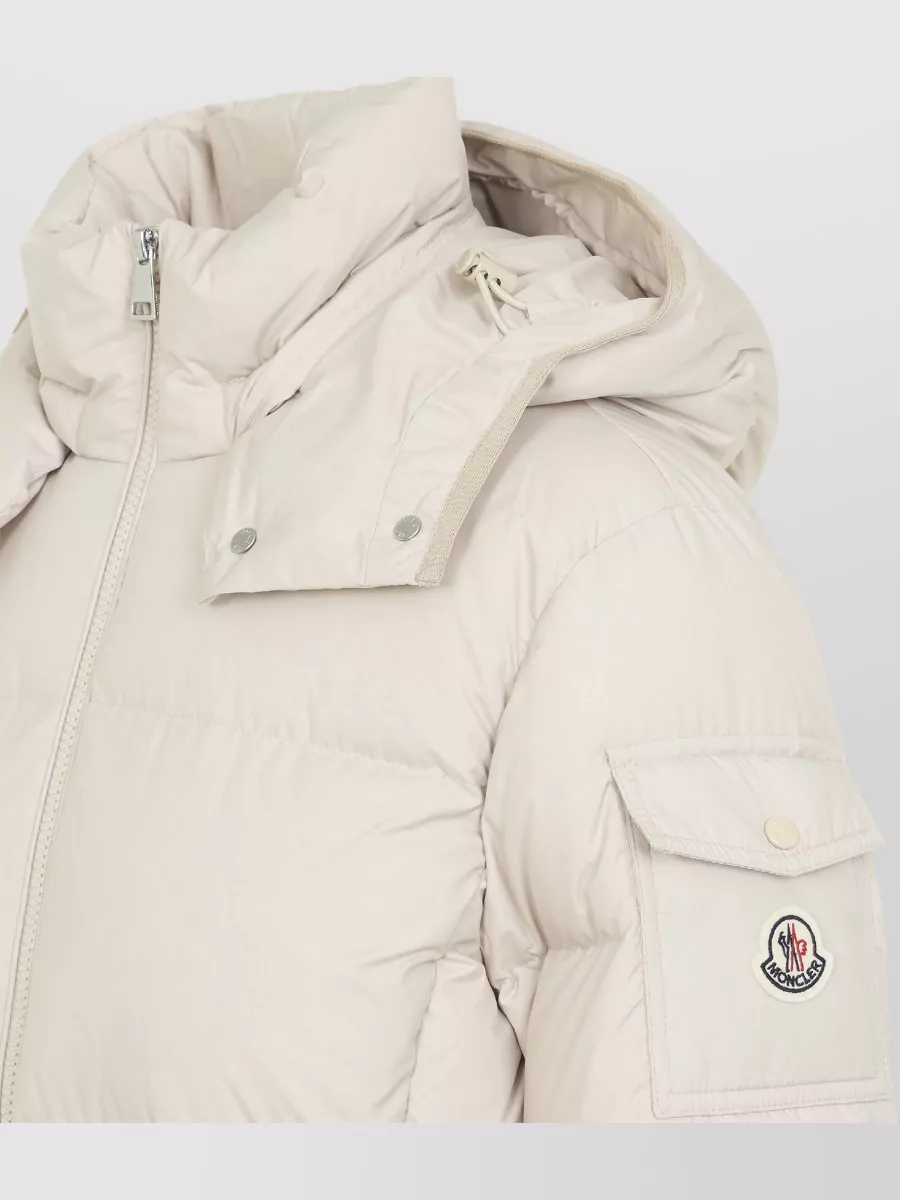 Moncler Down Hooded Short Puffer Jacket