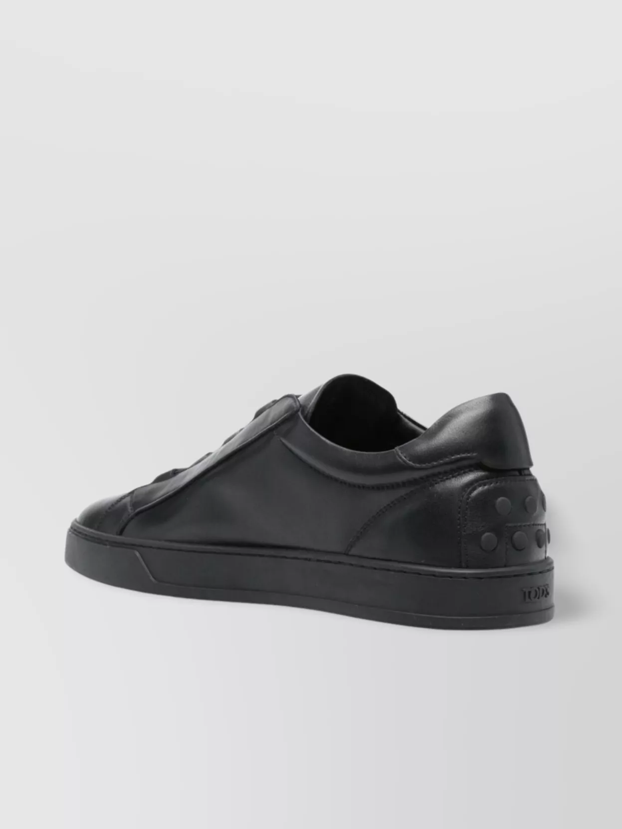 Tod's Rubber Sole Round Toe Low-Top Sneakers