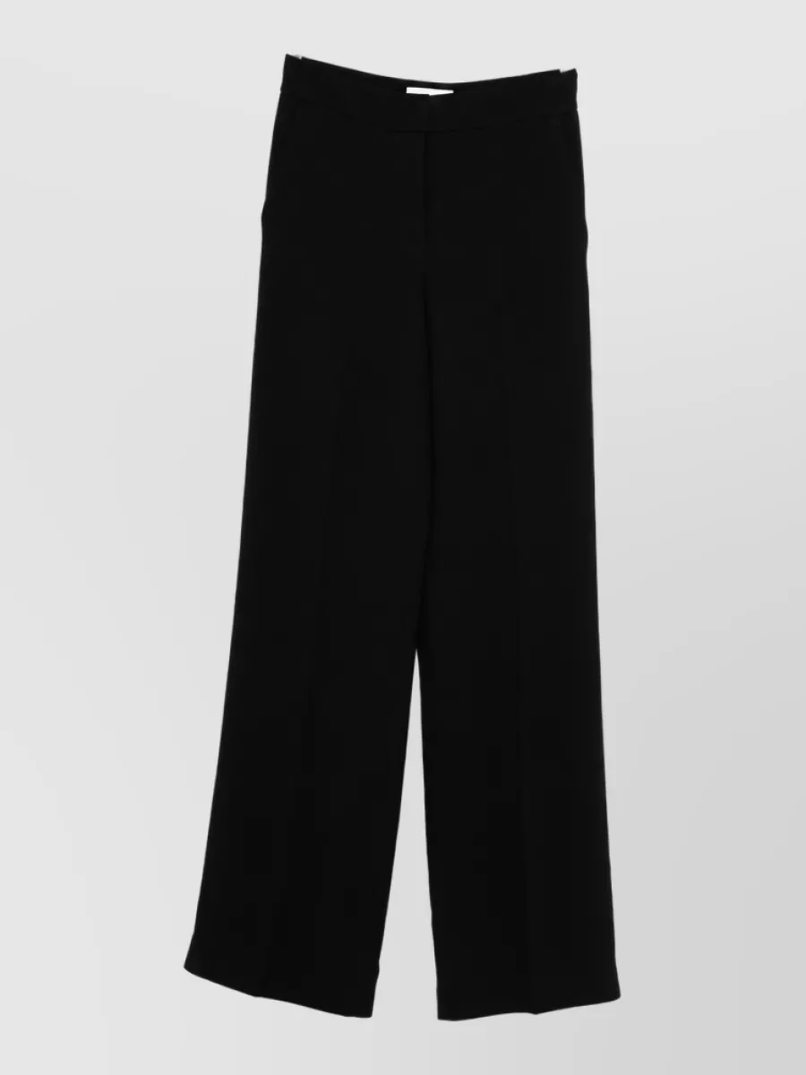 Via Masini 80 high-rise wide-leg trousers