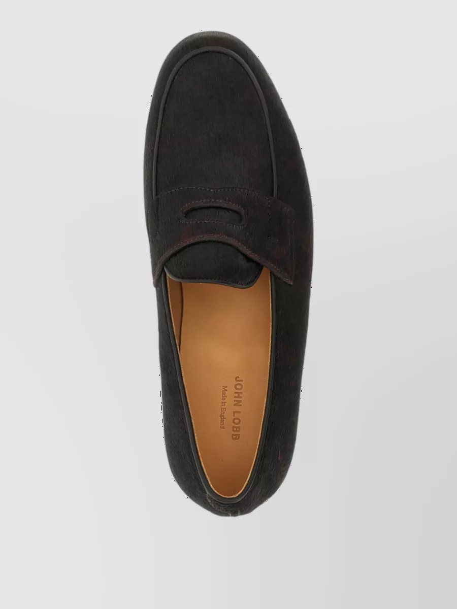 John Lobb Calf Leather Loafers
