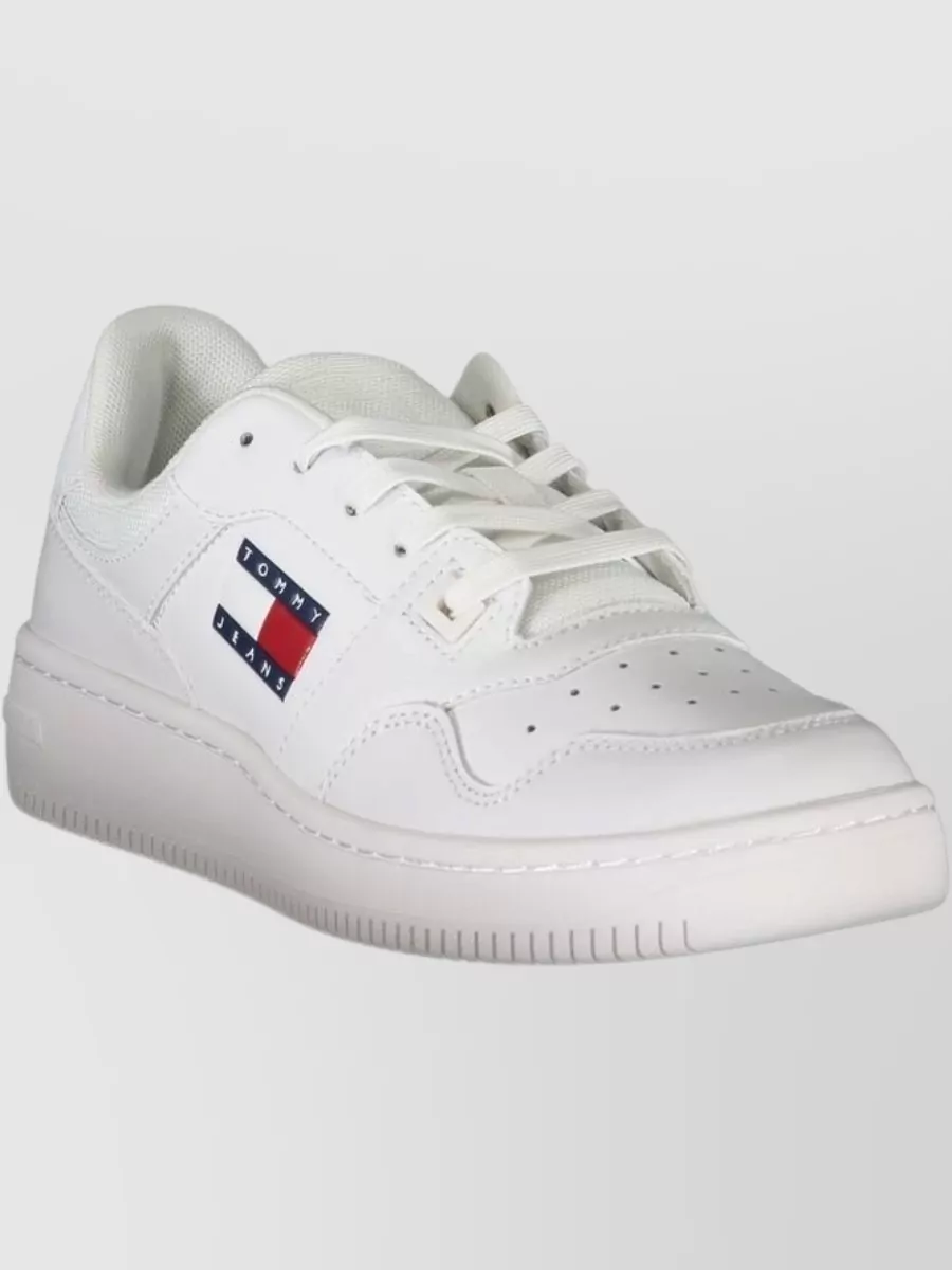 Tommy Hilfiger Leather Lace-Up Sneakers