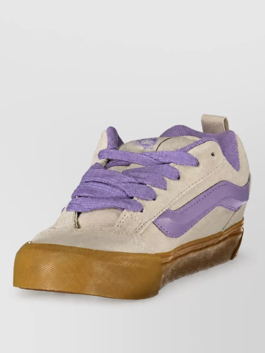 Vans leather low-top lace-up sneakers