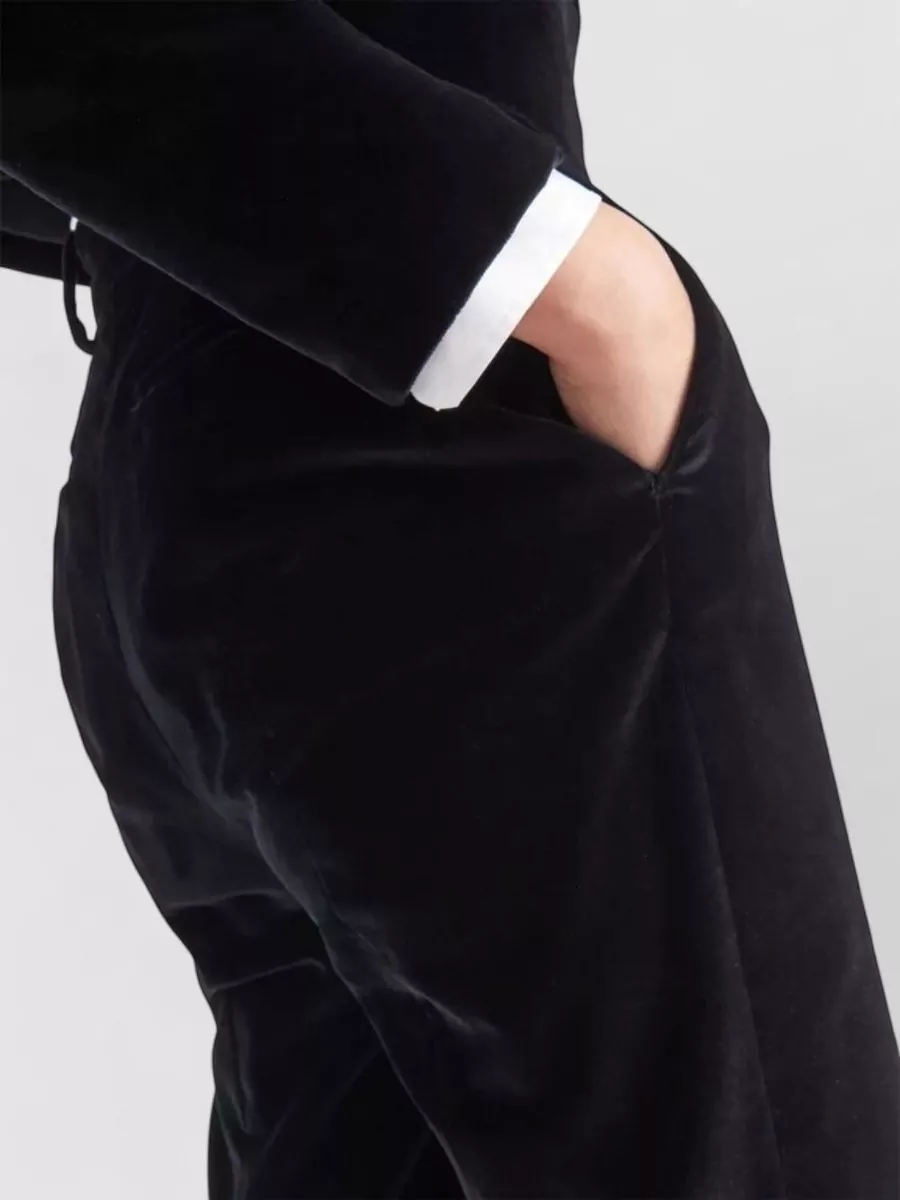 Prada Cotton Tailored Trousers