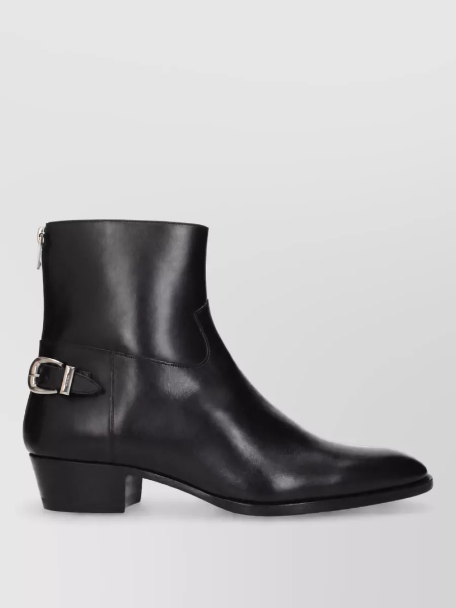 Celine Leather Ankle Boots