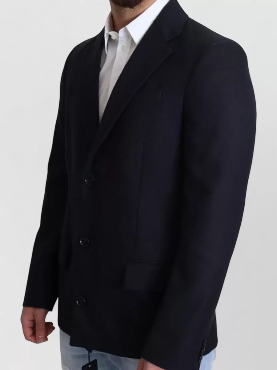 Dolce&Gabbana Virgin Wool Single Breasted Suit Jacket