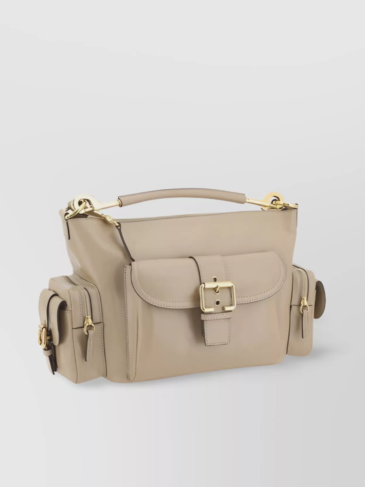 Chloé Leather Camera Handbag With Adjustable Strap