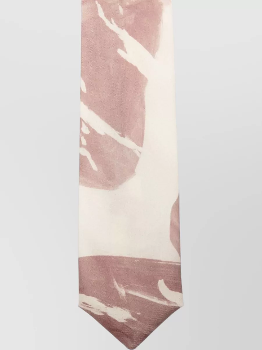 Alysi Slim Design Ties Abstract Pattern Blends