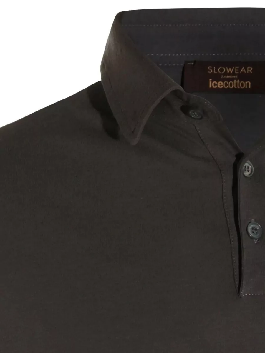 Zanone Cotton Short-Sleeve Polo Shirt