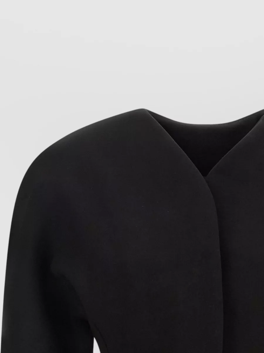 Jacquemus La Veste Ovalo V-Neck Tailored Blazer