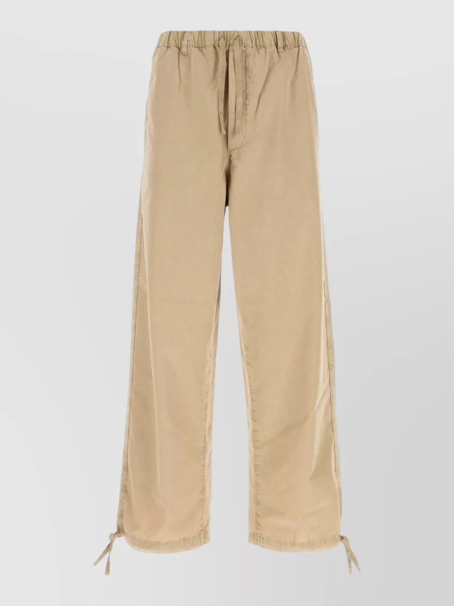 Ferragamo beige loose-fit trousers