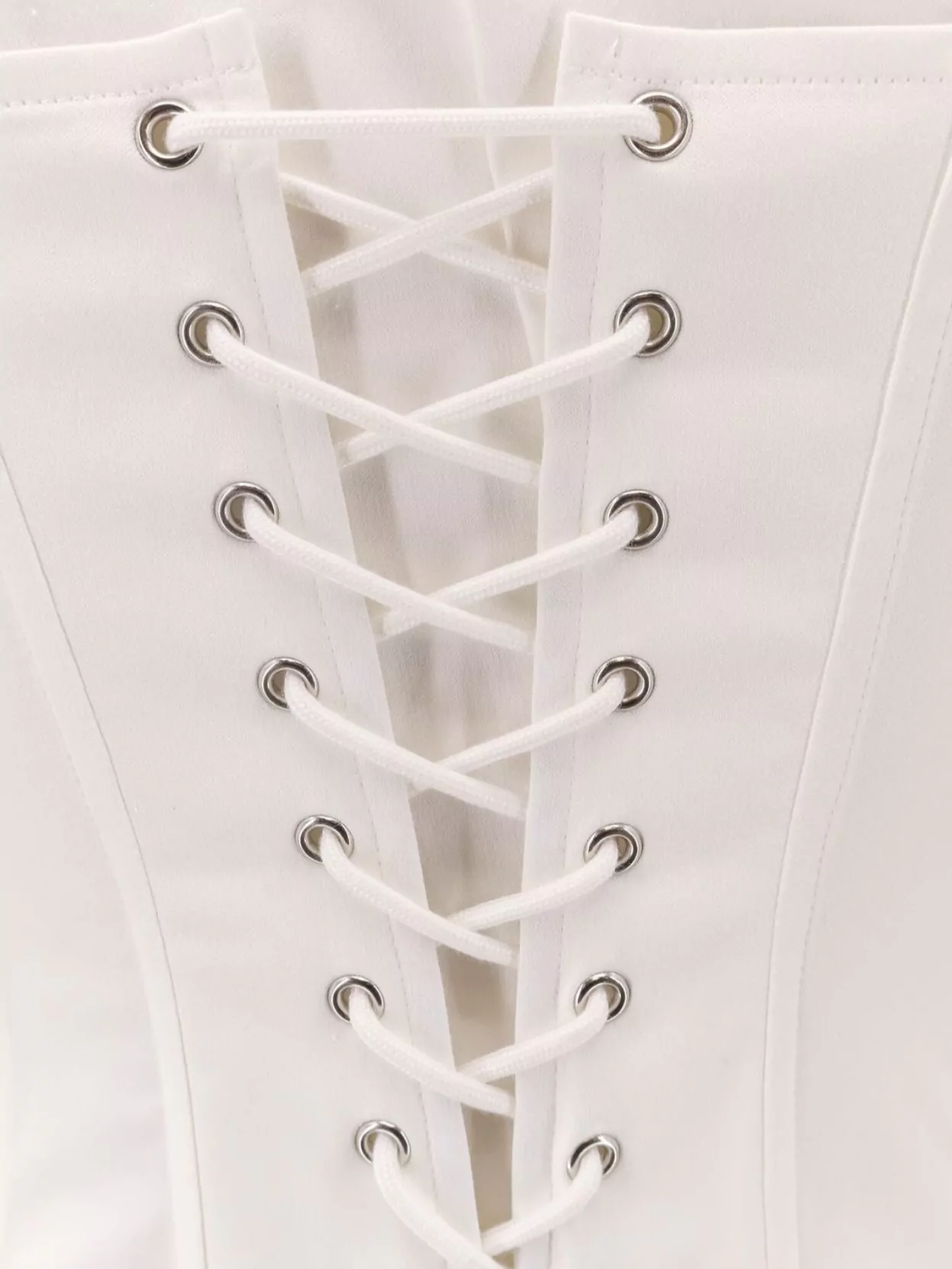Balenciaga Long Sleeve Corset Shirt With Collared Design