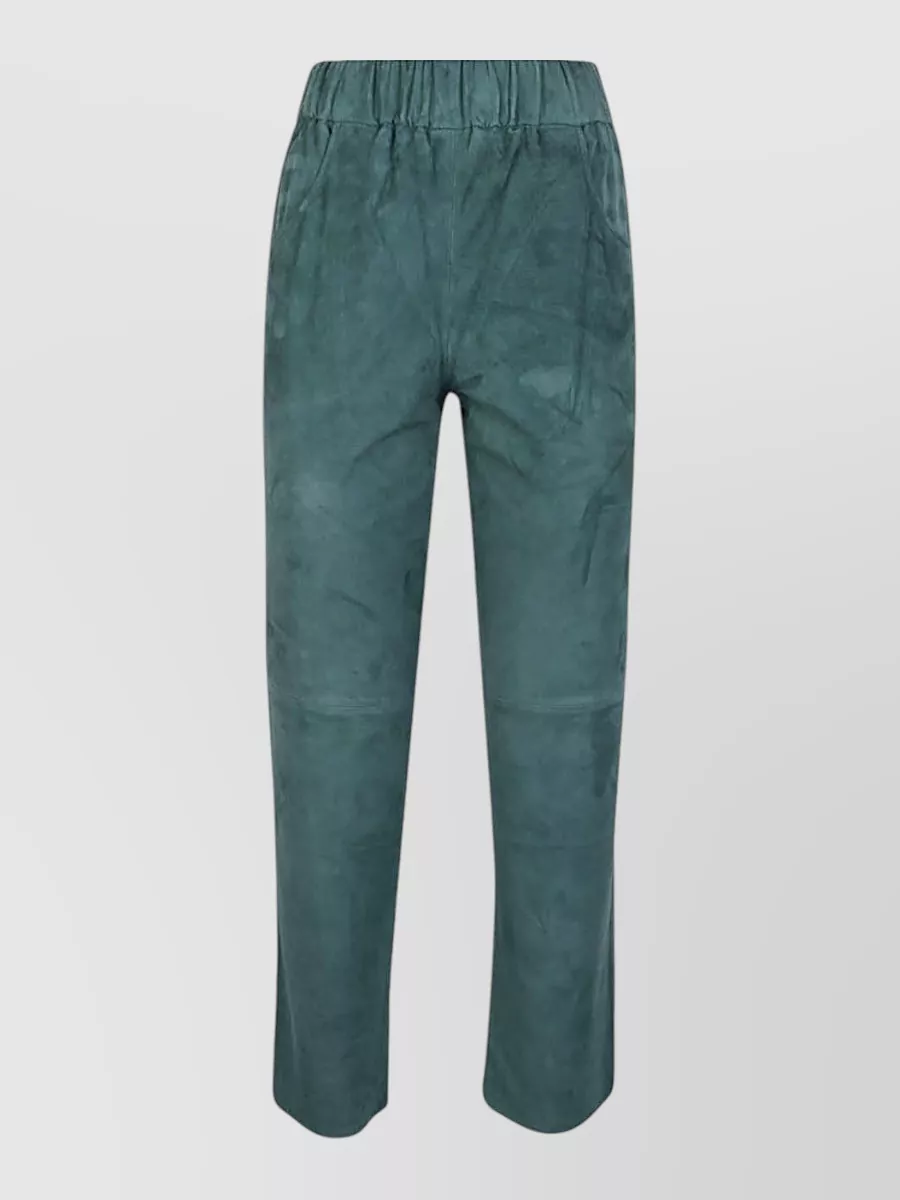Via Masini 80 Leather track pants