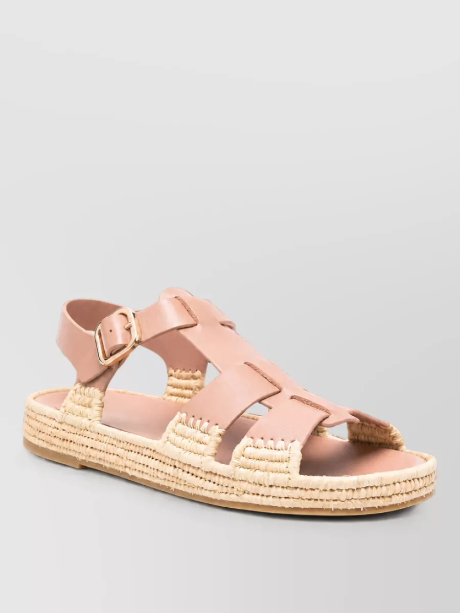 Paloma Barceló leather yuka sandals