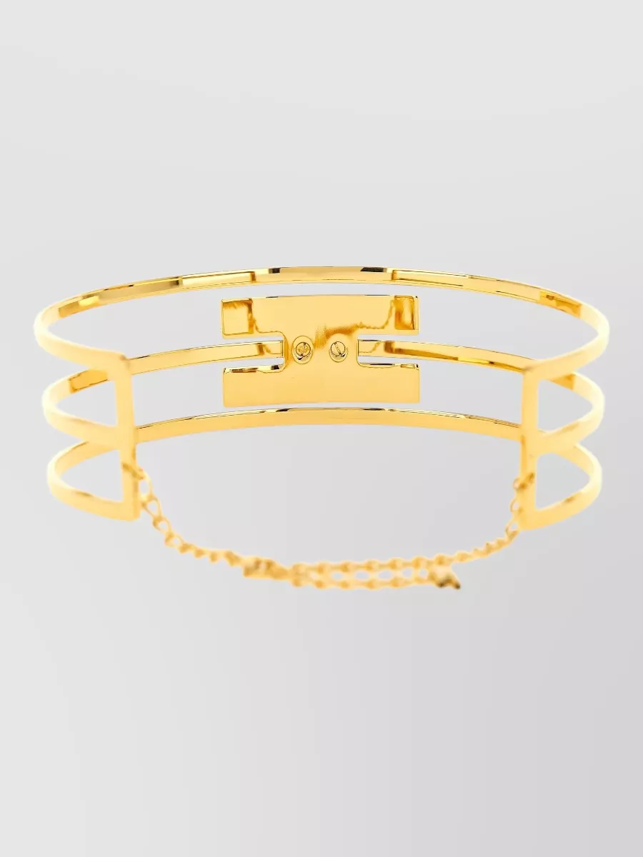 Elisabetta Franchi Logo Necklace
