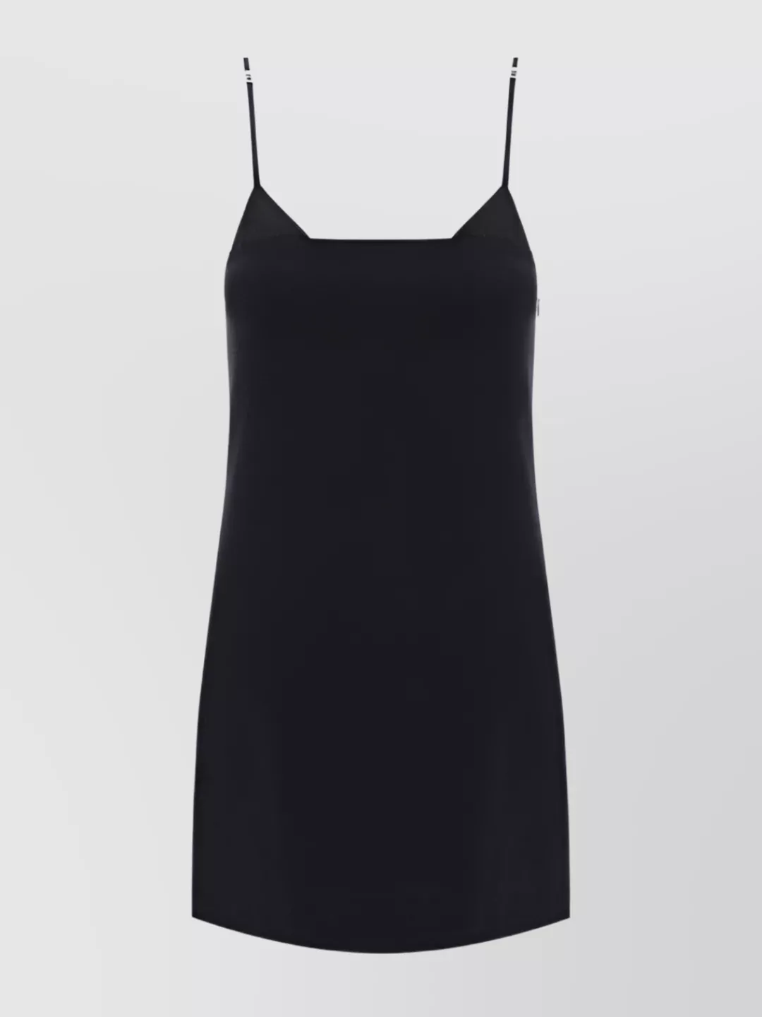 Dsquared2 Rhinestone Embellished Mini Dress With Adjustable Straps In Black