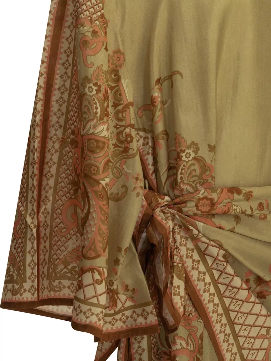 Zimmermann Silk Aster Midi Beach Cover-Up