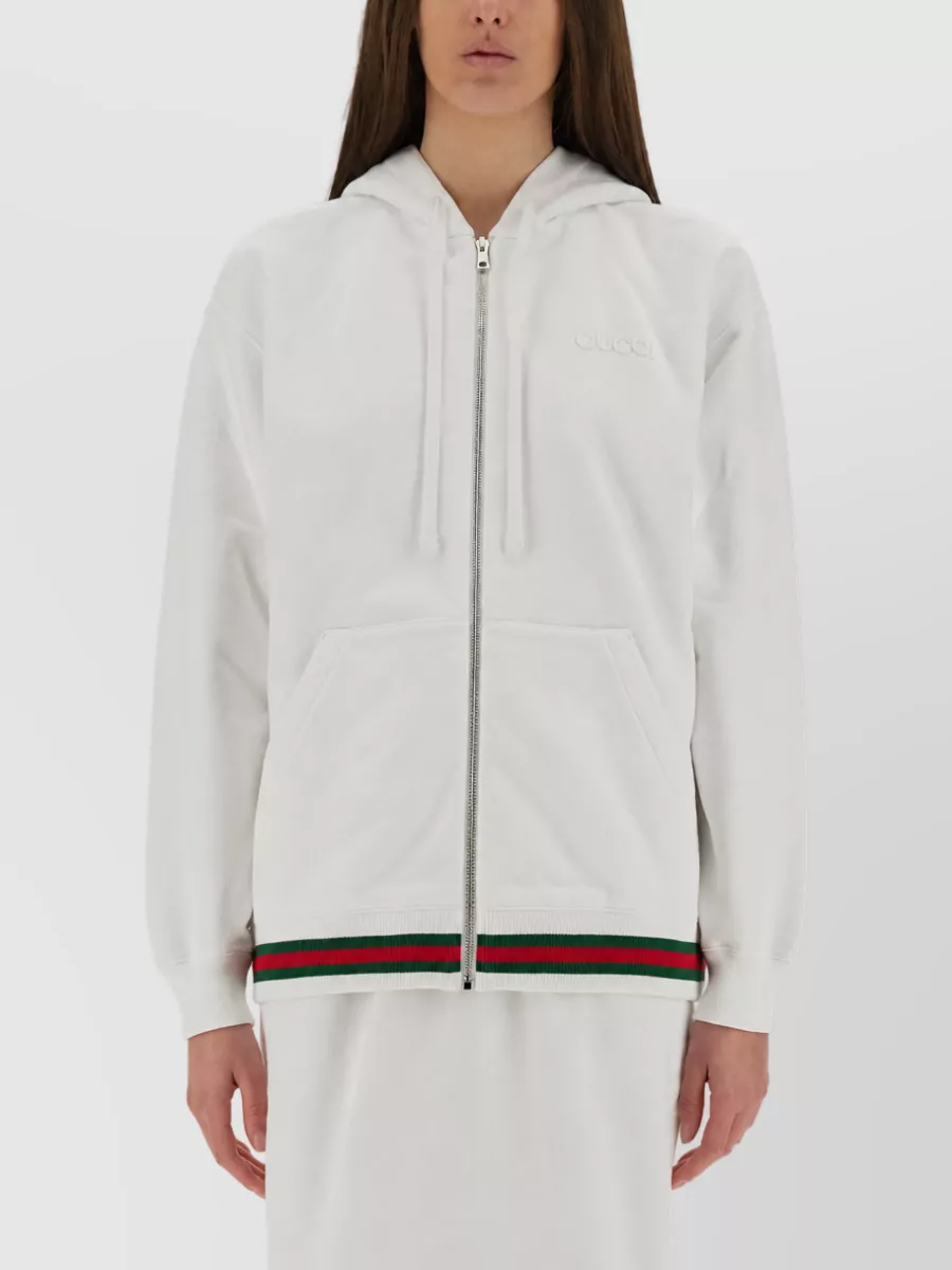 Gucci Cotton Jersey Fitted Jacket