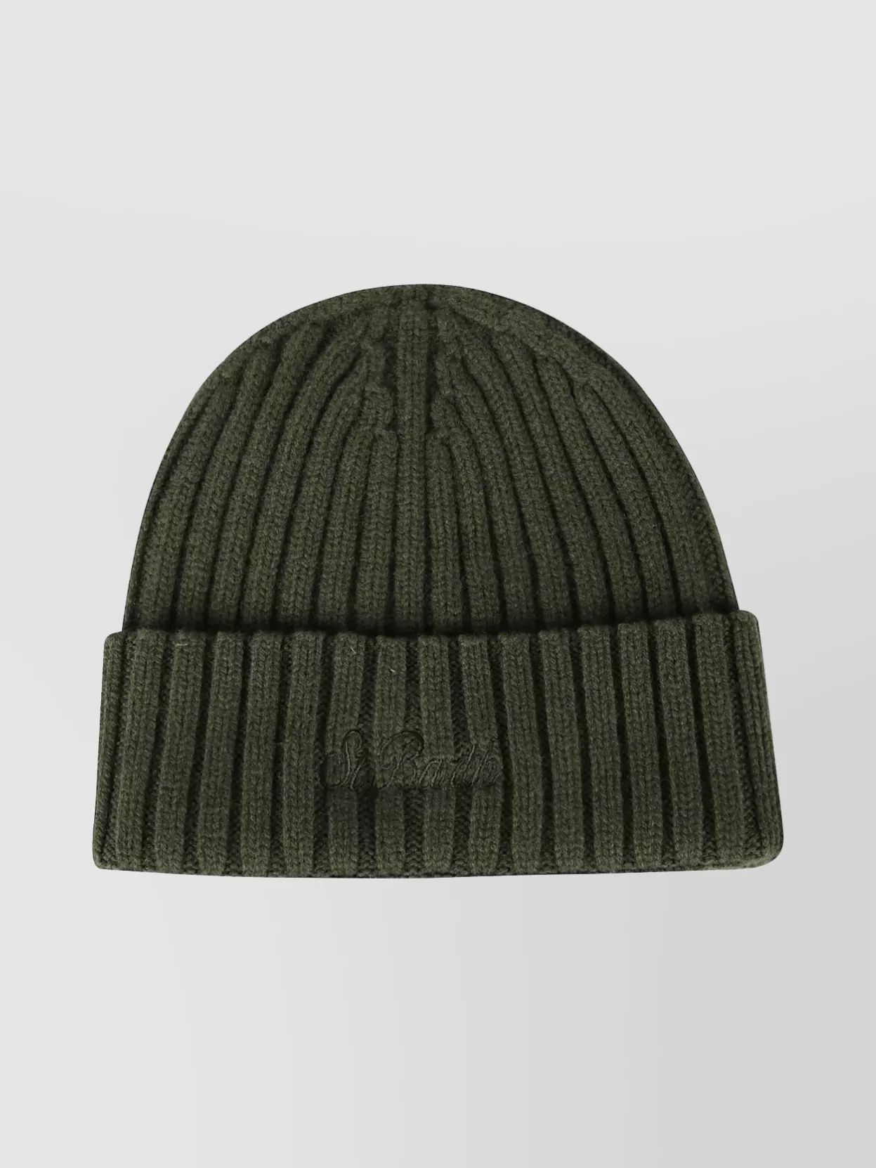 Mc2 Saint Barth Ribbed Knit Hat Folded Cuff