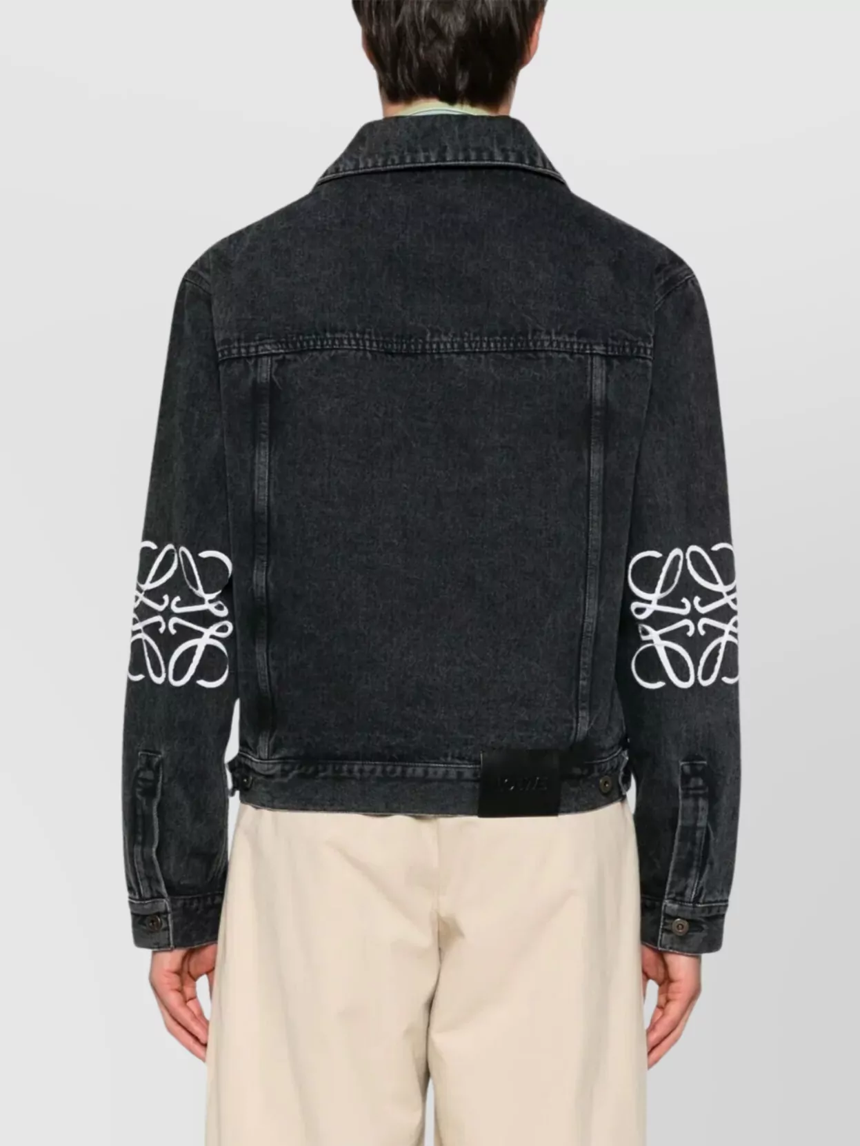 Loewe Cut-Outs Denim Jacket Medium-Weight