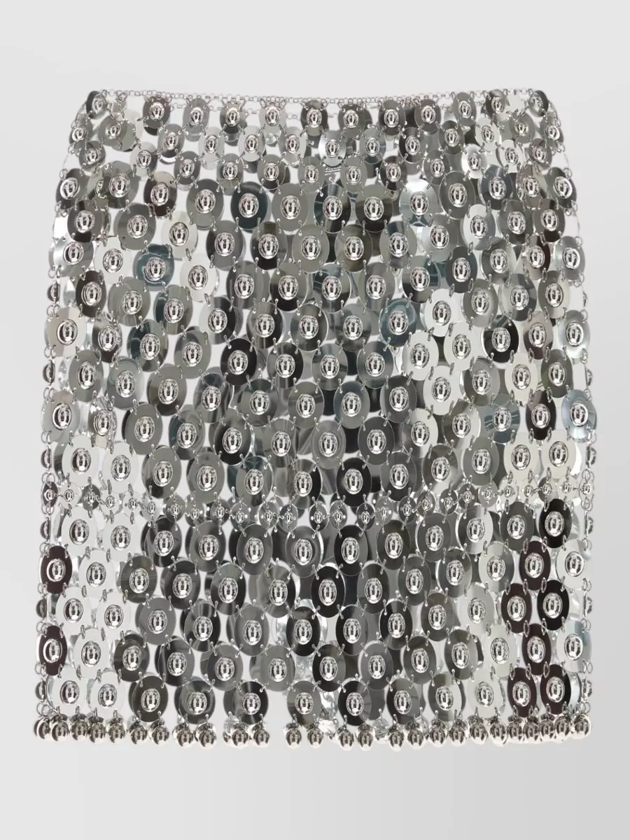 Paco Rabanne metal mini skirt