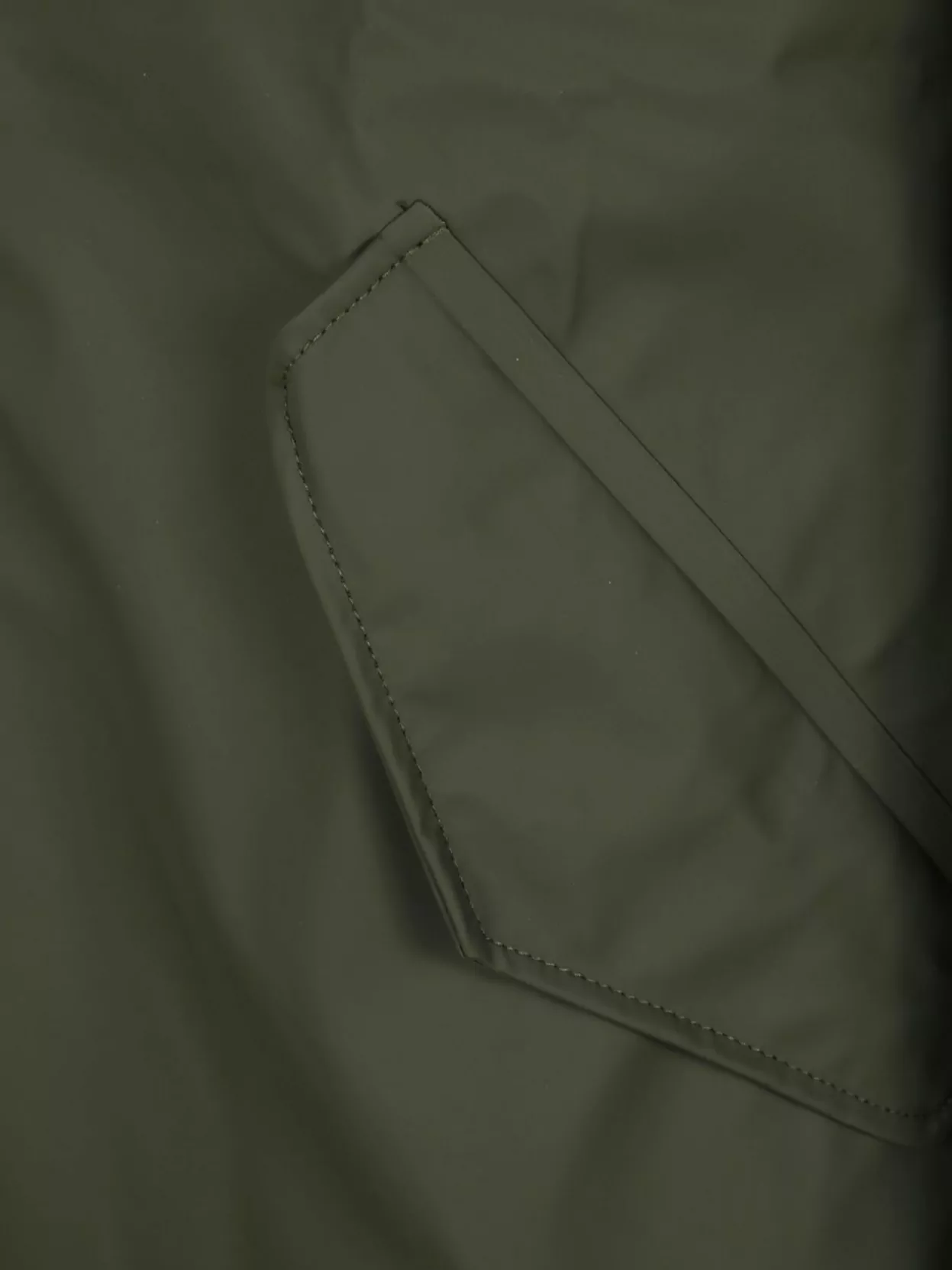 Rains Long Raincoat With Hood And Pockets