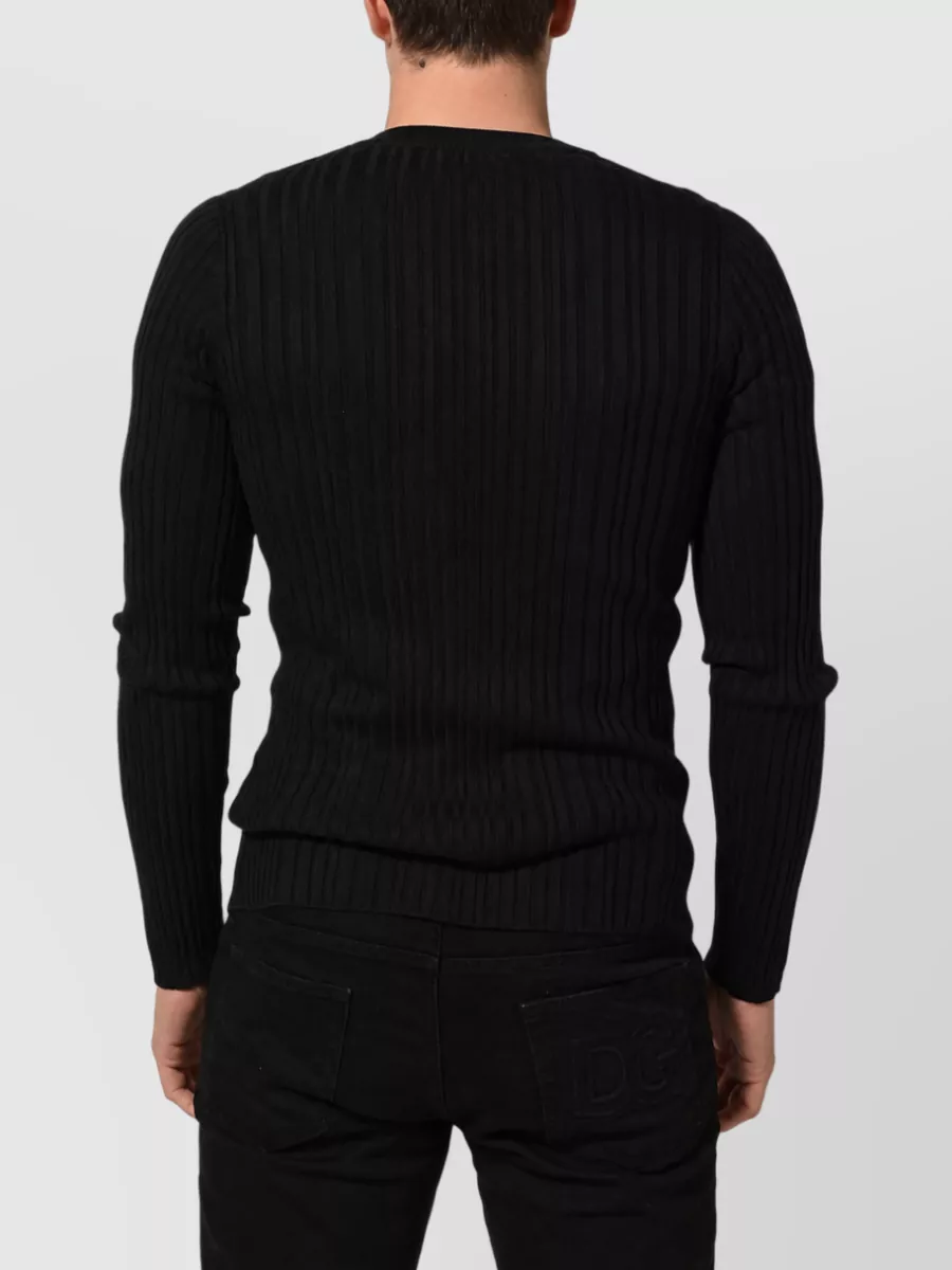 Dolce&Gabbana Silk V-Neck Sweater