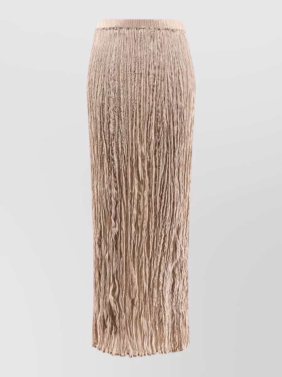 Alysi wrinkled pleated skirt